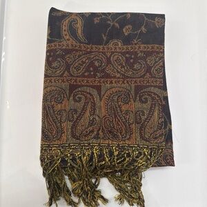 New | Dark Navy Pashmina Shawl